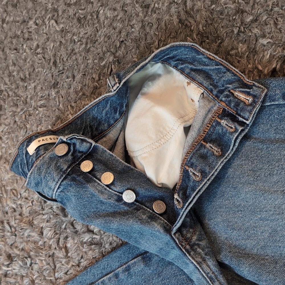 PacSun Classic Blue Denim Jeans - Picture 2 of 8